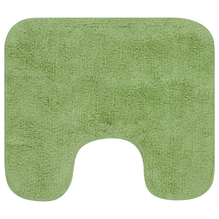 3-Piece Bathroom Mat Set – Luxurious Green Fabric, Anti-Slip, Water-Absorbent & Easy Maintenance - Premium  from Home Treasures - Just £29.99! Shop now at Home Treasures