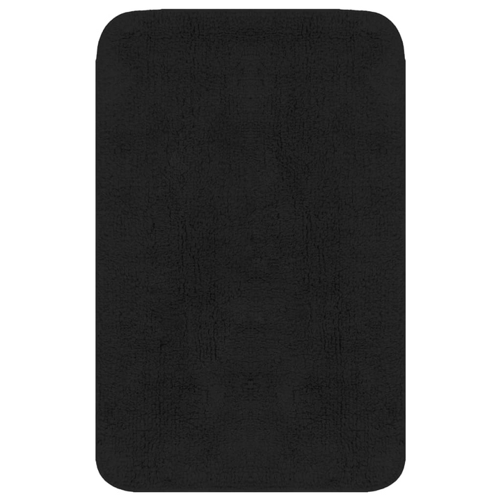 3-Piece Bathroom Mat Set - 100% Cotton, Non-Slip, Water Absorbent - Anthracite - Premium  from Home Treasures - Just £29.99! Shop now at Home Treasures