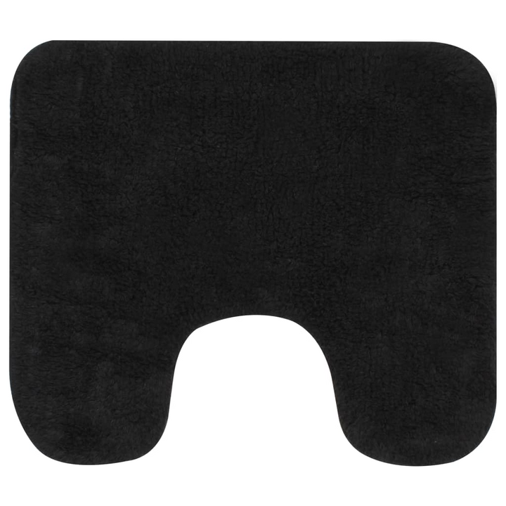 3-Piece Bathroom Mat Set - 100% Cotton, Non-Slip, Water Absorbent - Anthracite - Premium  from Home Treasures - Just £29.99! Shop now at Home Treasures