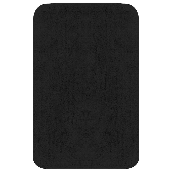 Premium Bathroom Mat Set - 2 Pieces, Soft Cotton Fabric, Anthracite - Anti-Slip & Water-Absorbent - Premium  from Home Treasures - Just £25.99! Shop now at Home Treasures