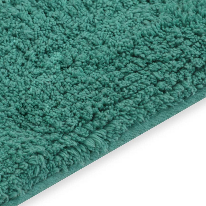 Luxurious Bathroom Mat Set 2 Pieces - Soft, Water-Absorbent Cotton Fabric in Turquoise - Premium  from Home Treasures - Just £25.99! Shop now at Home Treasures