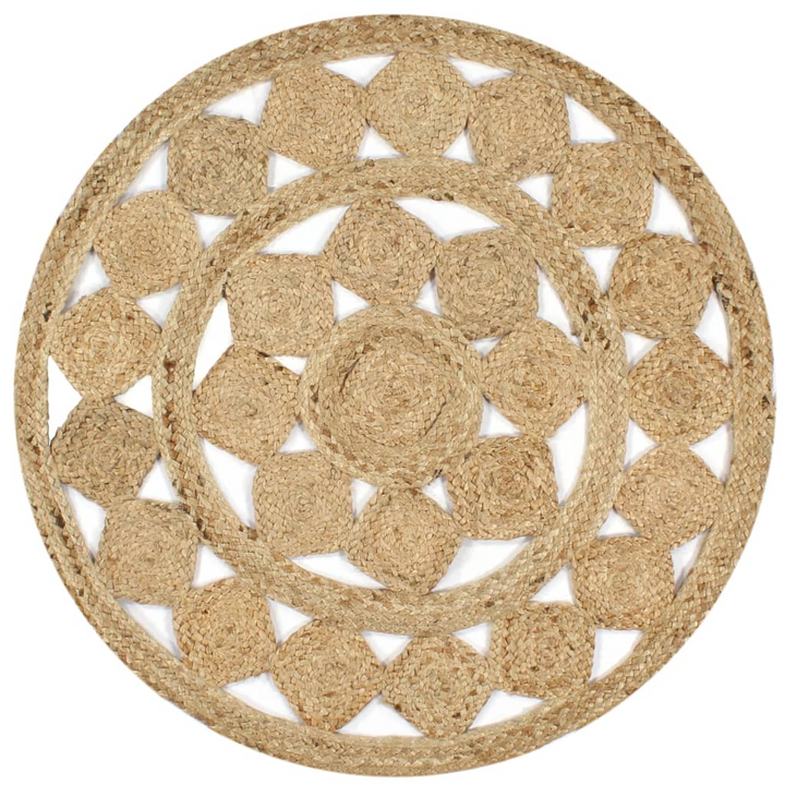 Handmade Braided Jute Rug - 150 cm Diameter | Eco-Friendly, Durable & Unique Area Carpet - Premium  from Home Treasures - Just £61.99! Shop now at Home Treasures