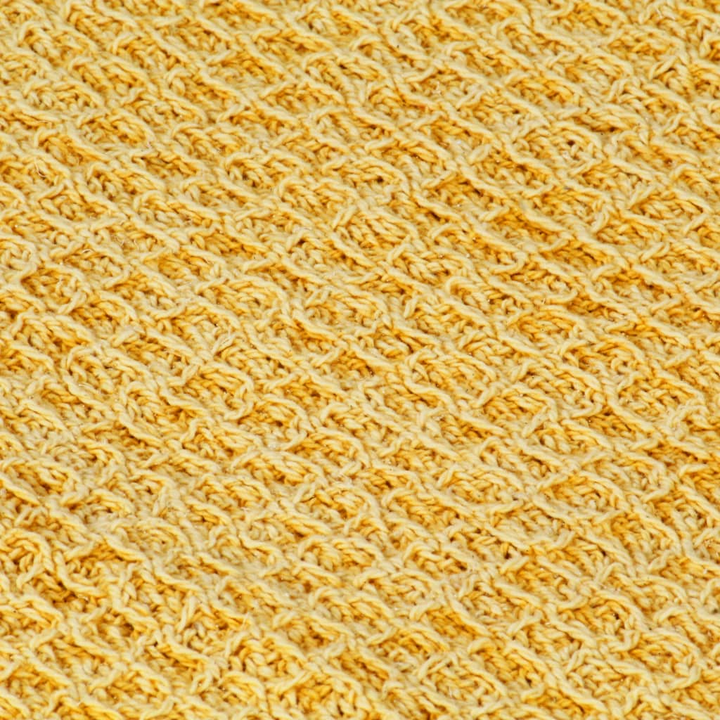 Mustard Yellow Cotton Throw Blanket - 125x150 cm | Soft, Stylish, and Cozy Home Decor - Premium  from Home Treasures - Just £24.99! Shop now at Home Treasures