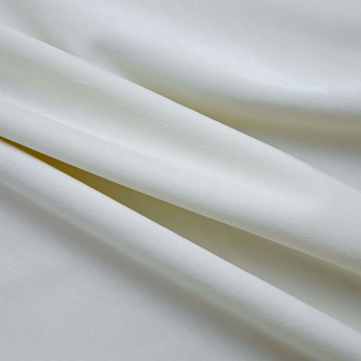 Velvet Blackout Curtains with Rings - Cream, 2 Pack, 140x245 cm | Elegant Room Darkening Solution - Premium  from Home Treasures - Just £45.99! Shop now at Home Treasures