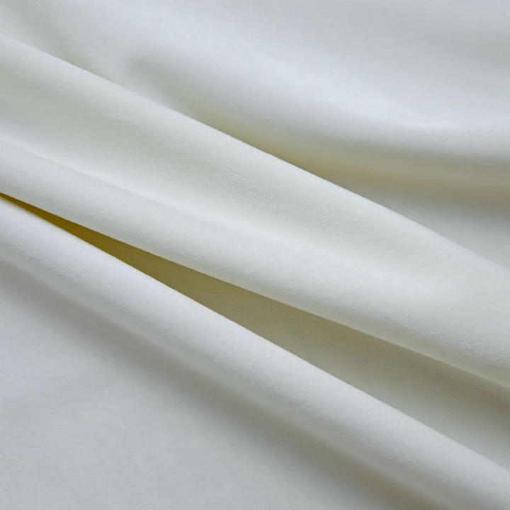 Luxurious Blackout Velvet Curtain with Metal Rings in Cream, 290x245 cm – Light Blocking & Easy to Install - Premium  from Home Treasures - Just £41.99! Shop now at Home Treasures