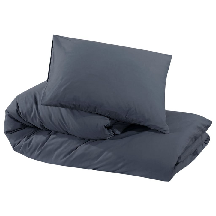 Anthracite Duvet Cover Set - 220x240 cm Light-weight Microfiber - Soft, Durable & Elegant Bedding - Premium  from Home Treasures - Just £24.99! Shop now at Home Treasures