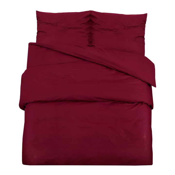 Bordeaux Duvet Cover Set 240x220 cm - 100% Cotton for Ultimate Comfort - Premium  from Home Treasures - Just £37.99! Shop now at Home Treasures