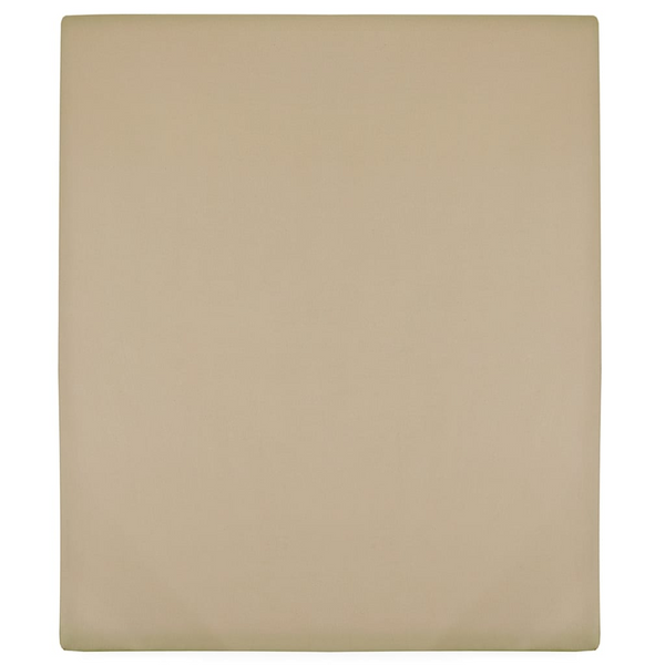 Jersey Fitted Sheet - Premium Taupe Cotton, 140x200 cm - Ultra-Soft & Breathable Bedding for Ultimate Comfort - Premium  from Home Treasures - Just £17.99! Shop now at Home Treasures