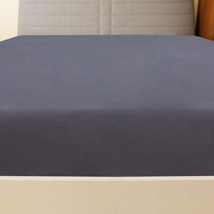 Jersey Fitted Sheet - Ultra Soft Anthracite 100x200 cm Cotton Bedding - Premium  from Home Treasures - Just £15.99! Shop now at Home Treasures