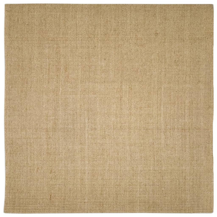 Natural Sisal Rug 100x100 cm - Durable, Eco-friendly, Anti-Slip Backing for a Cozy Home - Premium  from Home Treasures - Just £64.99! Shop now at Home Treasures