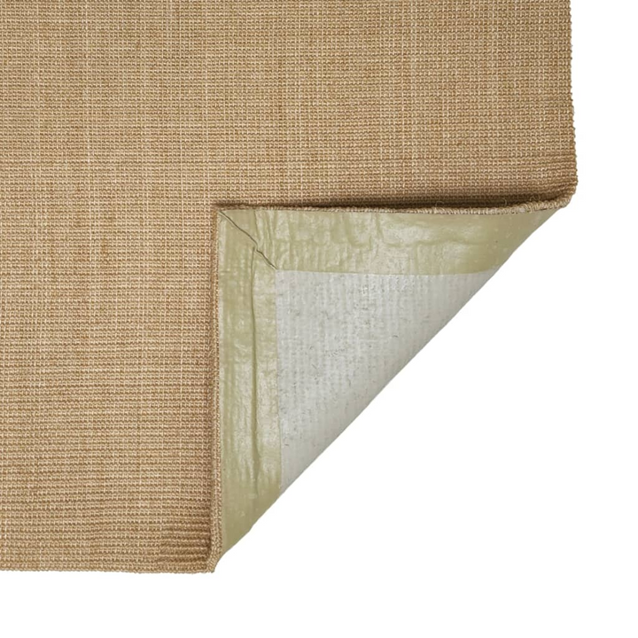 Natural Sisal Rug 100x100 cm - Durable, Eco-friendly, Anti-Slip Backing for a Cozy Home - Premium  from Home Treasures - Just £64.99! Shop now at Home Treasures