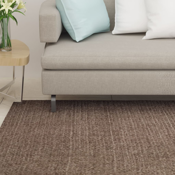 Natural Sisal Rug 80x250 cm Brown - Durable, Anti-Slip Rug for Home, Easy to Maintain - Premium  from Home Treasures - Just £91.99! Shop now at Home Treasures