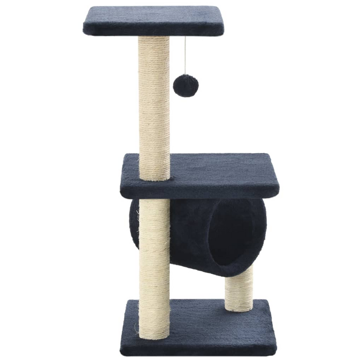 Cat Tree with Sisal Scratching Posts 65 cm Dark Blue - Premium  from Home Treasures - Just £36.99! Shop now at Home Treasures