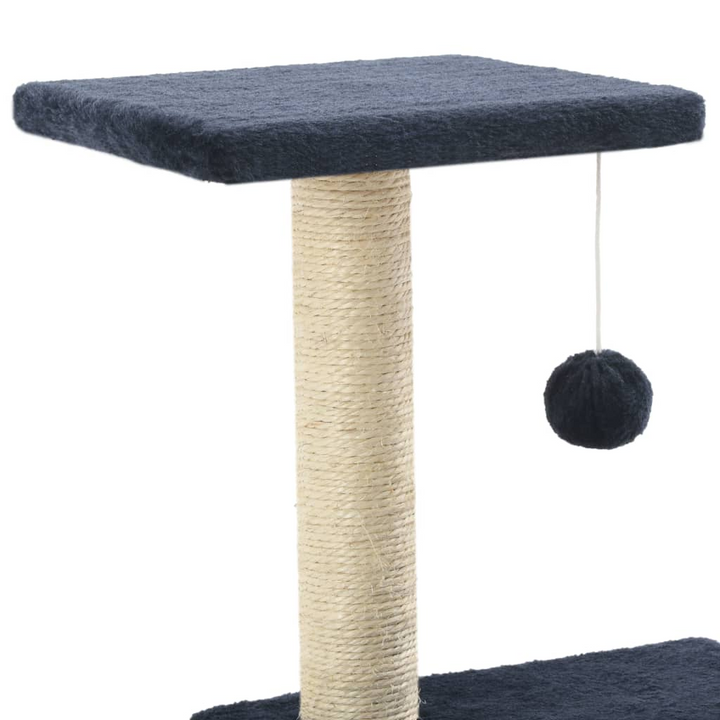 Cat Tree with Sisal Scratching Posts 65 cm Dark Blue - Premium  from Home Treasures - Just £36.99! Shop now at Home Treasures