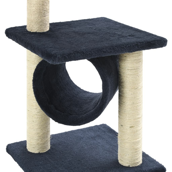 Cat Tree with Sisal Scratching Posts 65 cm Dark Blue - Premium  from Home Treasures - Just £36.99! Shop now at Home Treasures