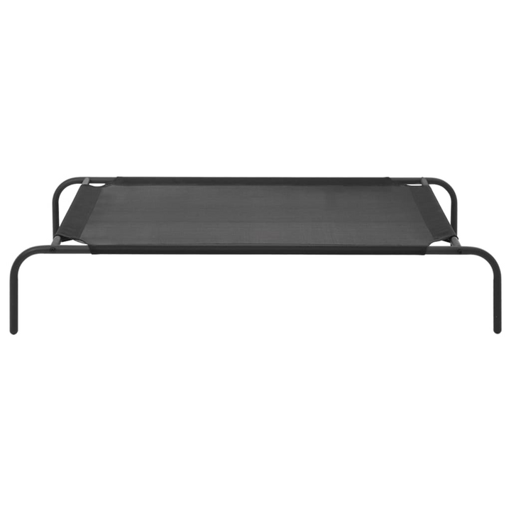 Elevated Dog Bed Black L Textilene - Comfortable and Durable - Premium  from Home Treasures - Just £33.99! Shop now at Home Treasures