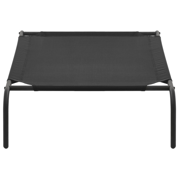 Elevated Dog Bed Black L Textilene - Comfortable and Durable - Premium  from Home Treasures - Just £33.99! Shop now at Home Treasures