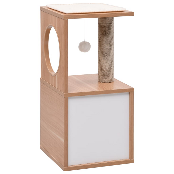 Cat Tree with Sisal Scratching Mat 60 cm - Premium  from Home Treasures - Just £73.99! Shop now at Home Treasures