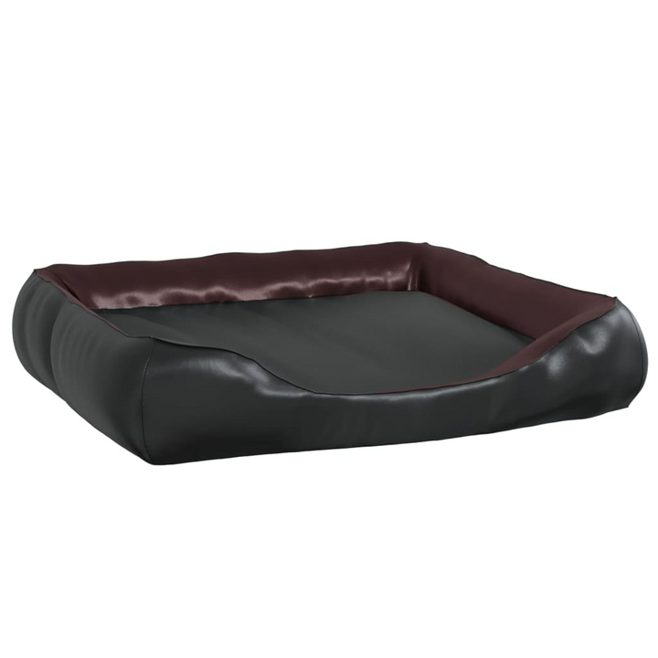 Dog Bed Black and Brown - 105x80x25 cm Faux Leather - Luxury Pet Sofa - Premium  from Home Treasures - Just £59.99! Shop now at Home Treasures