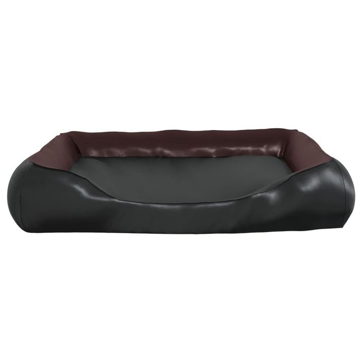 Dog Bed Black and Brown - 105x80x25 cm Faux Leather - Luxury Pet Sofa - Premium  from Home Treasures - Just £59.99! Shop now at Home Treasures