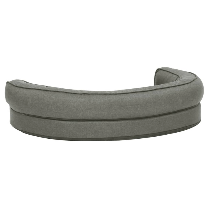 Ergonomic Dog Bed Mattress 75x53 cm Linen Look Fleece Grey - Premium  from Home Treasures - Just £65.99! Shop now at Home Treasures