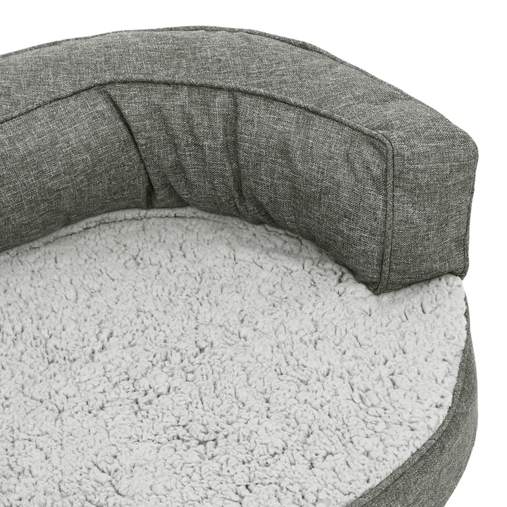 Ergonomic Dog Bed Mattress 75x53 cm Linen Look Fleece Grey - Premium  from Home Treasures - Just £65.99! Shop now at Home Treasures