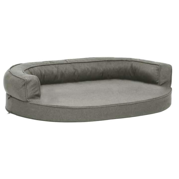 Ergonomic Dog Bed Mattress - Linen Look Grey - Premium  from Home Treasures - Just £68.99! Shop now at Home Treasures