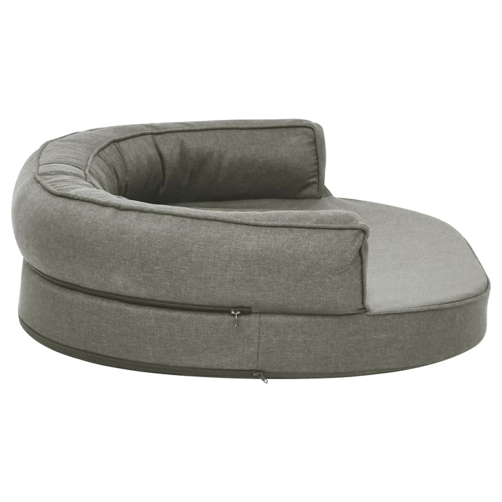 Ergonomic Dog Bed Mattress - Linen Look Grey - Premium  from Home Treasures - Just £68.99! Shop now at Home Treasures