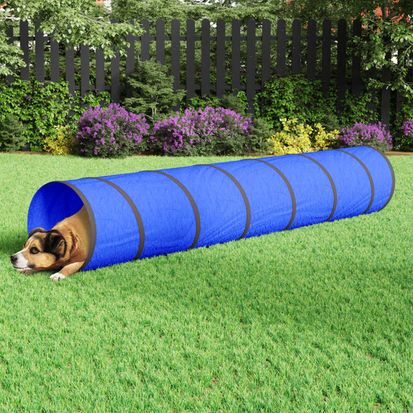 Blue Dog Tunnel Ø 50x300 cm - Durable Polyester, Ideal for Agility Training & Play - Premium  from Home Treasures - Just £35.99! Shop now at Home Treasures