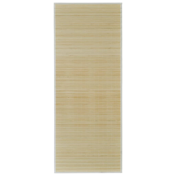 Rectangular Natural Bamboo Rug 80 x 300 cm - Eco-friendly, Non-Skid Backing - Premium  from Home Treasures - Just £32.99! Shop now at Home Treasures