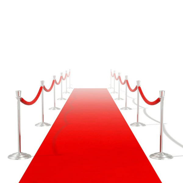 Extra Heavy Red Carpet 1x10m 400 g/m² - Perfect for Events & Celebrations - Premium  from Home Treasures - Just £100.99! Shop now at Home Treasures