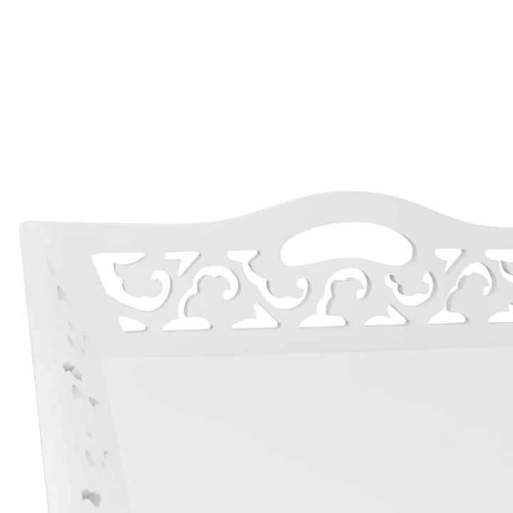 Elegant White Side Table with Detachable Tray - Perfect for Indoor and Outdoor Use - Premium  from Home Treasures - Just £66.99! Shop now at Home Treasures