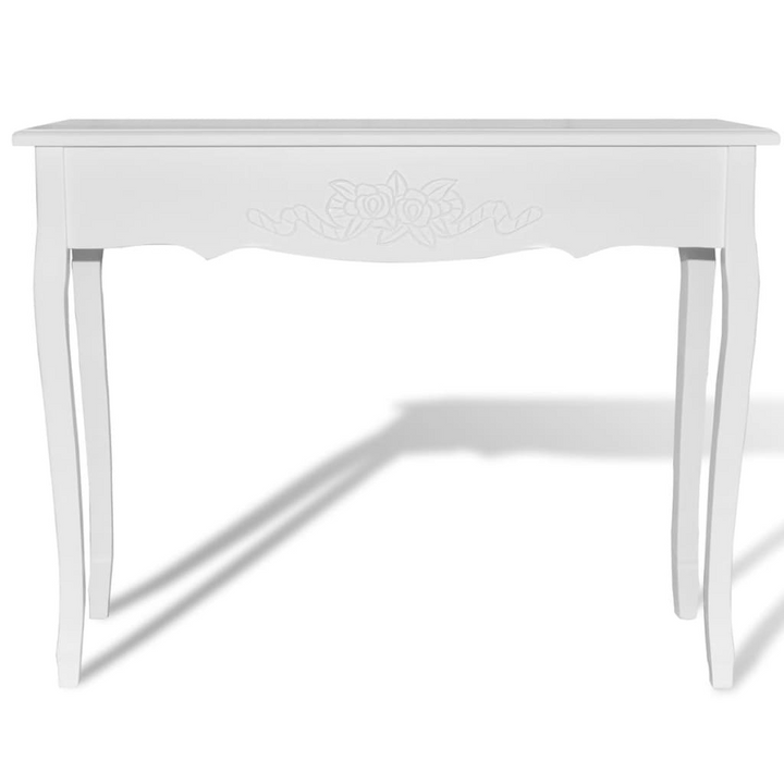 Elegant White Dressing Console Table - 100 x 35 x 78 cm | Stylish Entryway, Living Room, or Dining Room Addition - Premium  from Home Treasures - Just £144.99! Shop now at Home Treasures