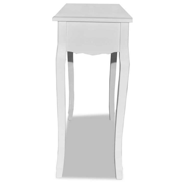 Elegant White Dressing Console Table - 100 x 35 x 78 cm | Stylish Entryway, Living Room, or Dining Room Addition - Premium  from Home Treasures - Just £144.99! Shop now at Home Treasures