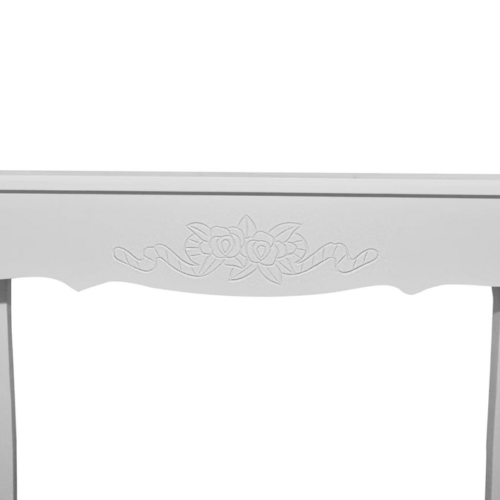 Elegant White Dressing Console Table - 100 x 35 x 78 cm | Stylish Entryway, Living Room, or Dining Room Addition - Premium  from Home Treasures - Just £144.99! Shop now at Home Treasures