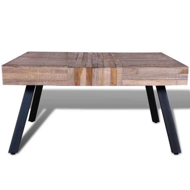 Reclaimed Teak Square Coffee Table - Handcrafted, Eco-Friendly, Unique Vintage Style, 80x80x40cm - Premium  from Home Treasures - Just £234.99! Shop now at Home Treasures