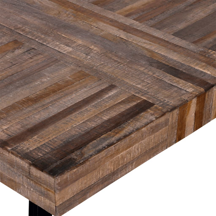 Reclaimed Teak Square Coffee Table - Handcrafted, Eco-Friendly, Unique Vintage Style, 80x80x40cm - Premium  from Home Treasures - Just £234.99! Shop now at Home Treasures