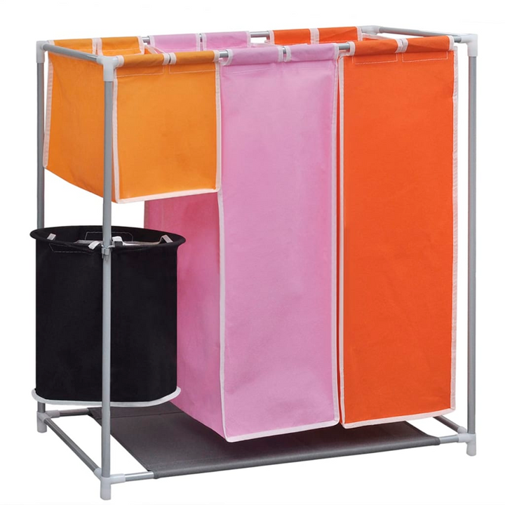 3-Section Laundry Sorter Hamper with Washing Bin - Durable, Color-Coded Organizer for Whites, Darks, and Delicates - Premium  from Home Treasures - Just £25.99! Shop now at Home Treasures