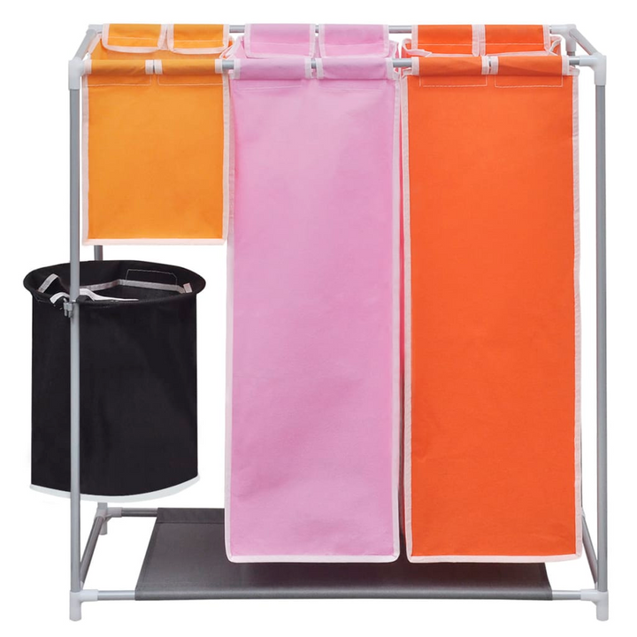 3-Section Laundry Sorter Hamper with Washing Bin - Durable, Color-Coded Organizer for Whites, Darks, and Delicates - Premium  from Home Treasures - Just £25.99! Shop now at Home Treasures