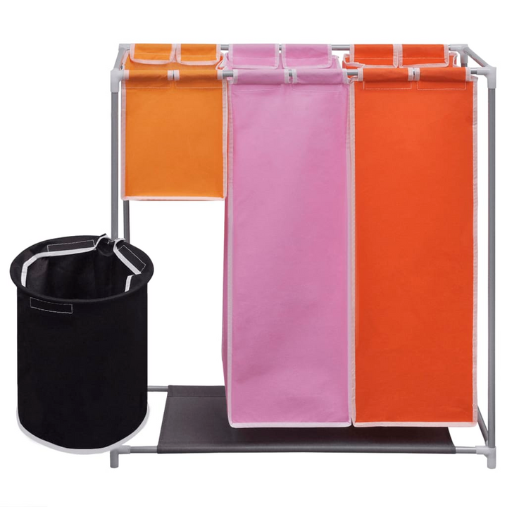 3-Section Laundry Sorter Hamper with Washing Bin - Durable, Color-Coded Organizer for Whites, Darks, and Delicates - Premium  from Home Treasures - Just £25.99! Shop now at Home Treasures