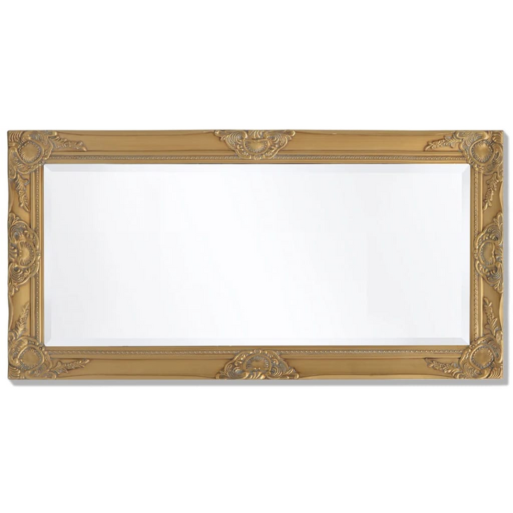 Elegant Gold Baroque Style Wall Mirror 100x50 cm | Ornate and Timeless Design - Premium  from Home Treasures - Just £84.99! Shop now at Home Treasures