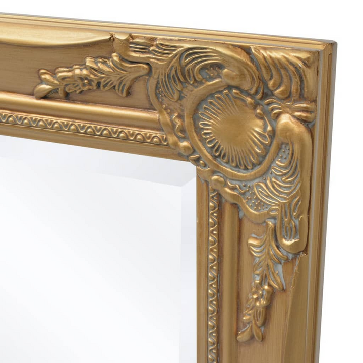 Elegant Gold Baroque Style Wall Mirror 100x50 cm | Ornate and Timeless Design - Premium  from Home Treasures - Just £84.99! Shop now at Home Treasures