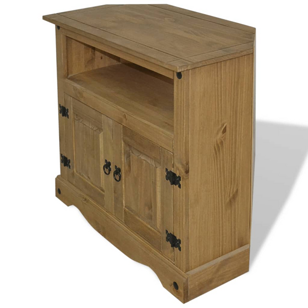 CORONA Mexican Pine Console Table - Rustic, Sturdy & Stylish Side Cabinet - 80x43x78 cm - Premium  from Home Treasures - Just £128.99! Shop now at Home Treasures