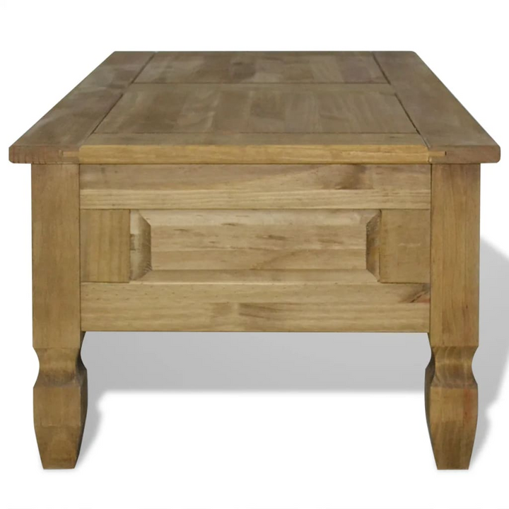 CORONA Coffee Table Mexican Pine – Rustic Charm 100x55x44 cm for Your Living Room - Premium  from Home Treasures - Just £111.99! Shop now at Home Treasures