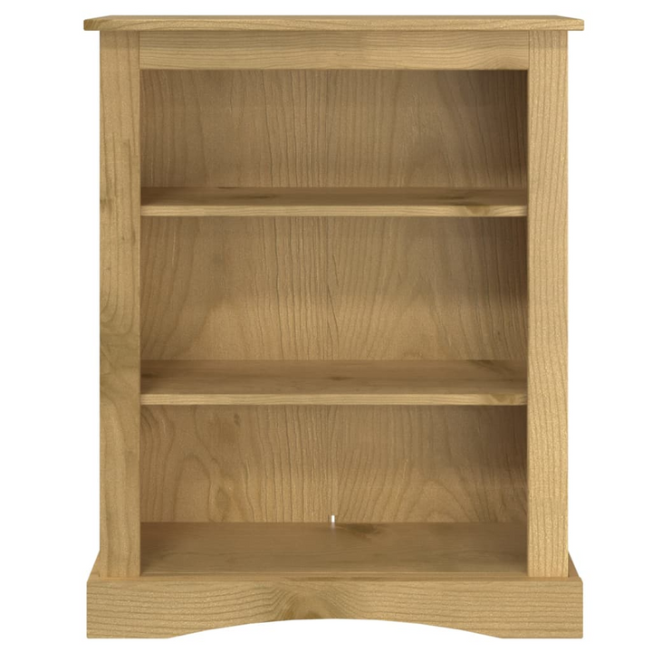 CORONA 3-Tier Bookcase - Rustic Mexican Pine, Solid Wood, Easy Assembly - 81x29x100 cm - Premium  from Home Treasures - Just £110.99! Shop now at Home Treasures