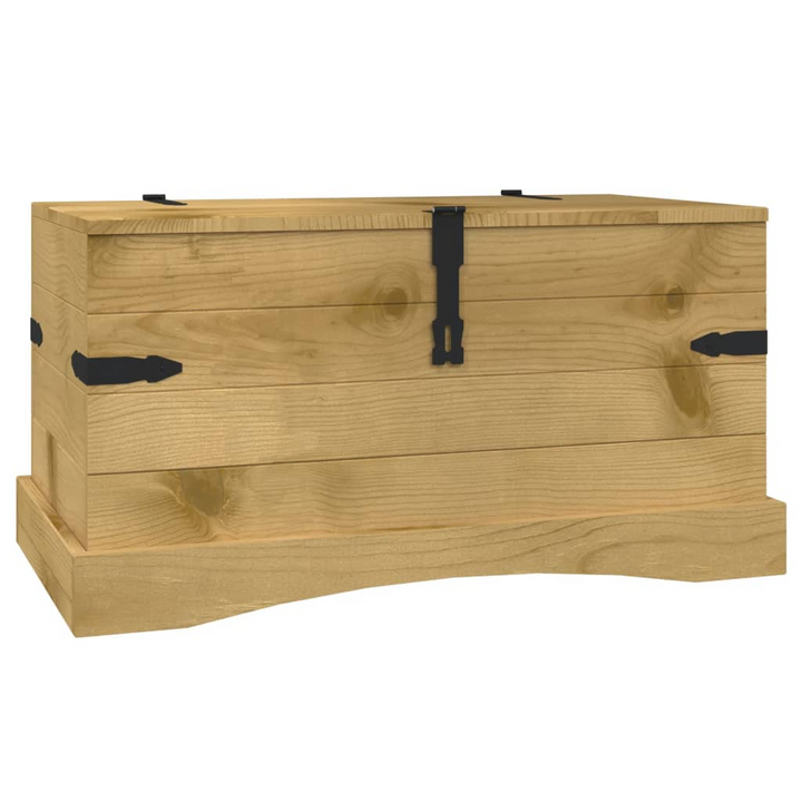 CORONA Storage Chest Mexican Pine 91x49.5x47 cm - Rustic Charm & Ample Storage Space - Premium  from Home Treasures - Just £150.99! Shop now at Home Treasures