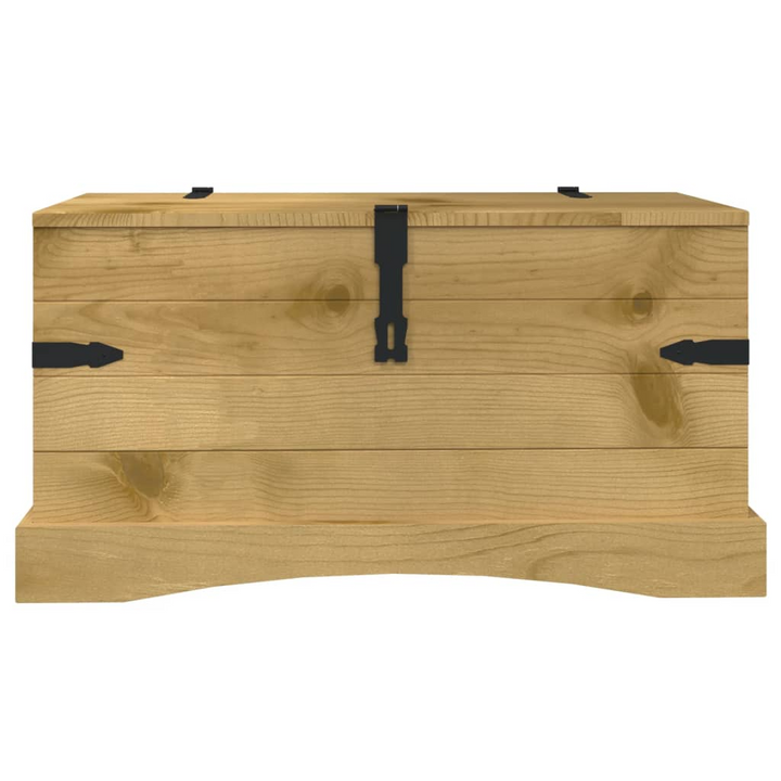 CORONA Storage Chest Mexican Pine 91x49.5x47 cm - Rustic Charm & Ample Storage Space - Premium  from Home Treasures - Just £150.99! Shop now at Home Treasures