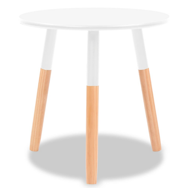 White Pinewood Side Table Set - 2 Pieces | Modern Scandinavian Design, Easy Assembly - Premium  from Home Treasures - Just £60.99! Shop now at Home Treasures