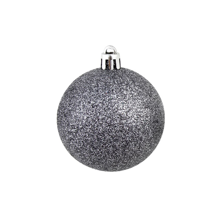 100 Piece Christmas Ball Set - White & Grey, Shatterproof Baubles in Various Sizes: 3cm, 4cm, 6cm - Premium  from Home Treasures - Just £29.99! Shop now at Home Treasures