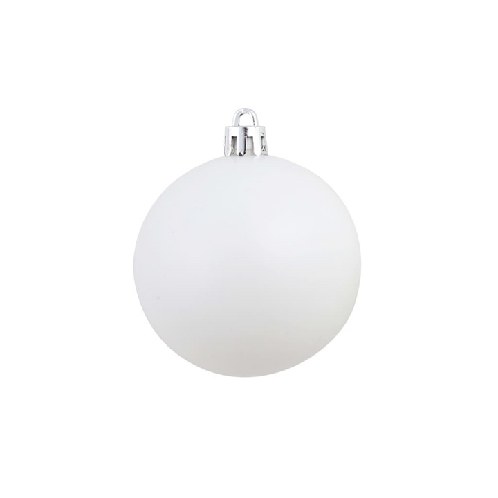 100 Piece Christmas Ball Set - White & Grey, Shatterproof Baubles in Various Sizes: 3cm, 4cm, 6cm - Premium  from Home Treasures - Just £29.99! Shop now at Home Treasures